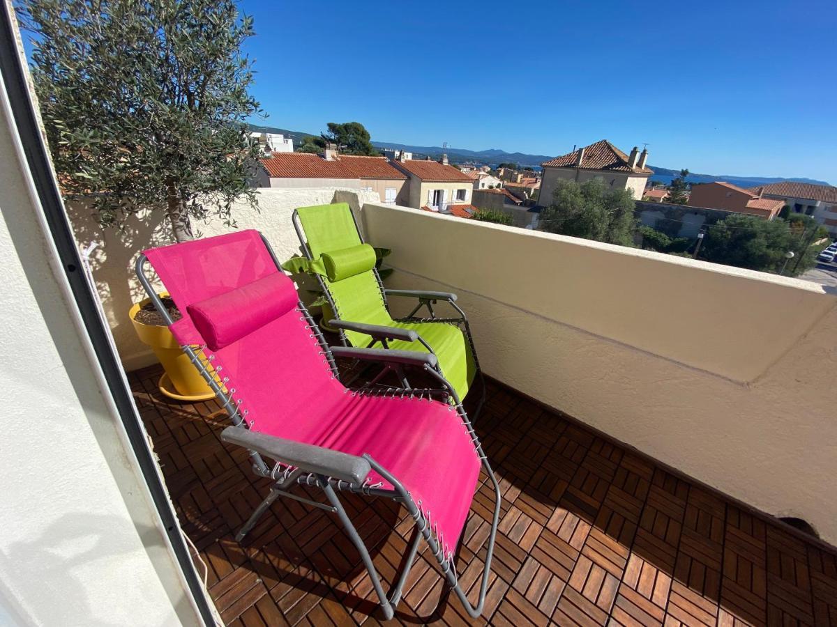 Charmante Chambre Avec Vue Mer La Ciotat Luaran gambar